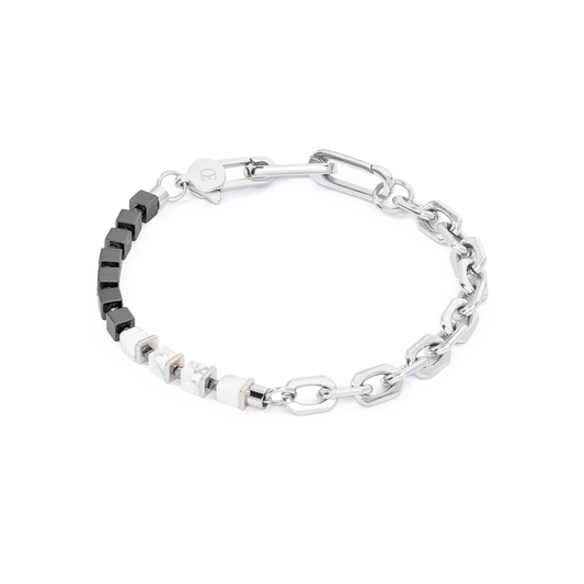 Unisex bracelet Fusion link chain white 0901301400