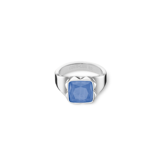 Ring Spikes Square Aventurine silver-blue 120040071752