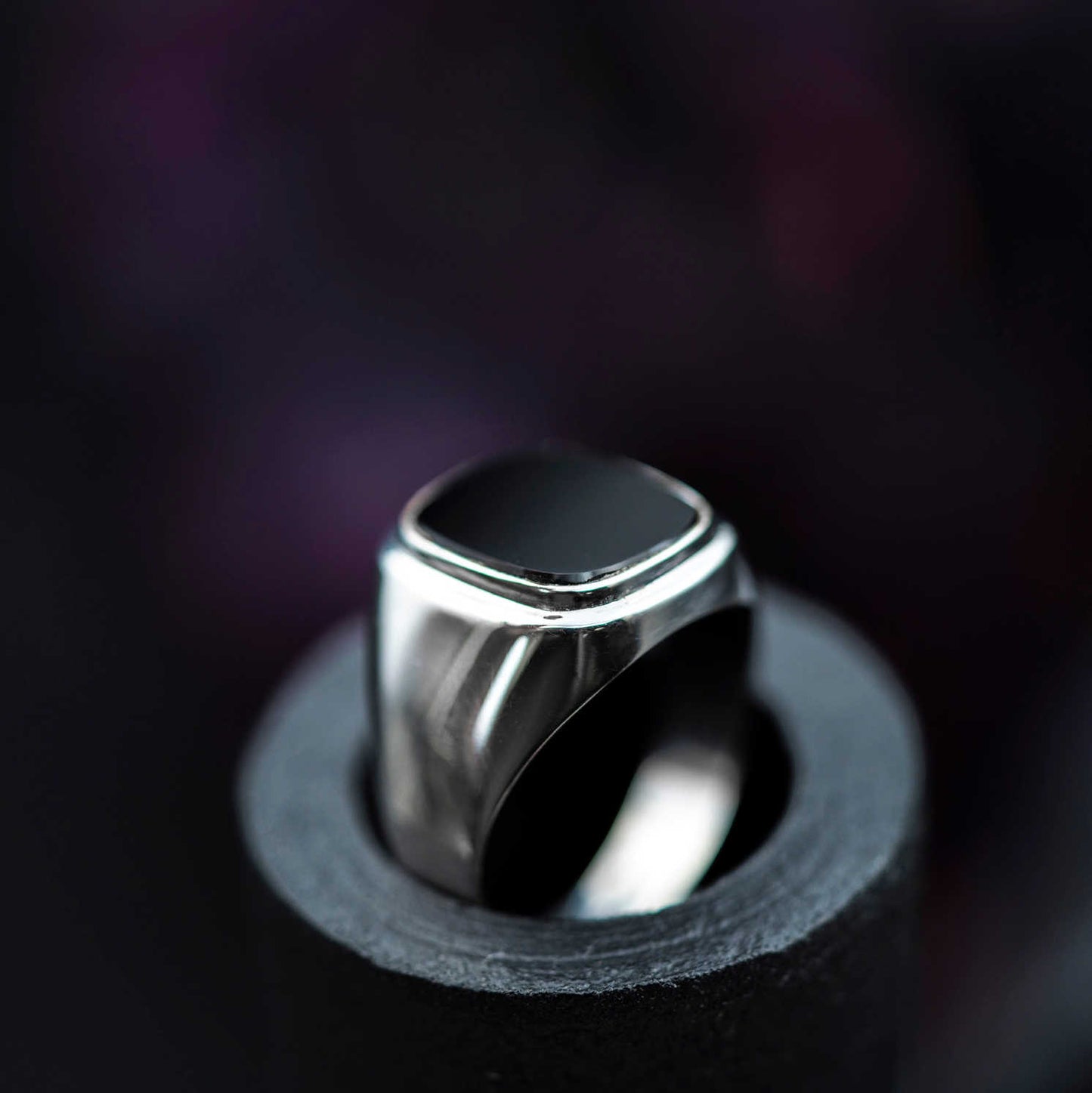 RING I GULL MED ONYX 1275044-21