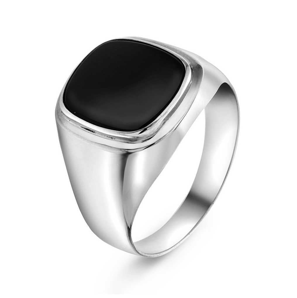 RING I GULL MED ONYX 1275044-21