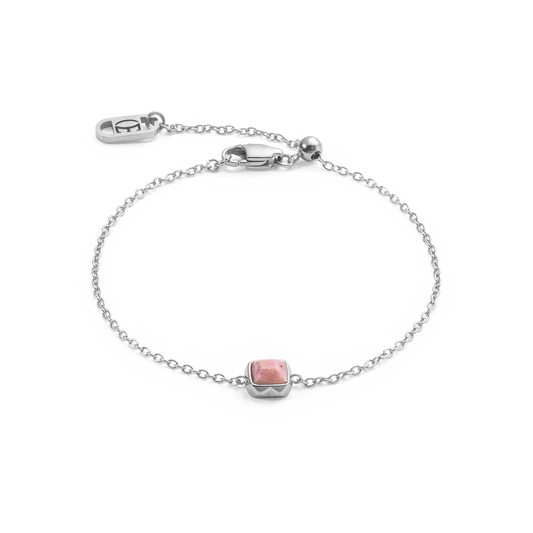 Birthstone July Bracelet Rhodochrosite Silver 1300301900