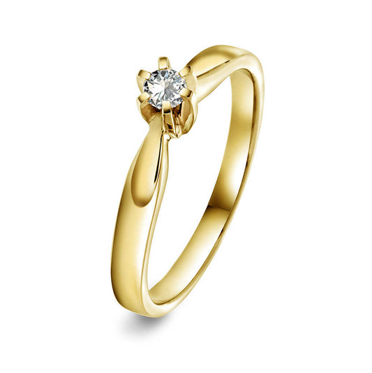 Capella ring i gull m/dia 0,10 ct WSI 2210001-010