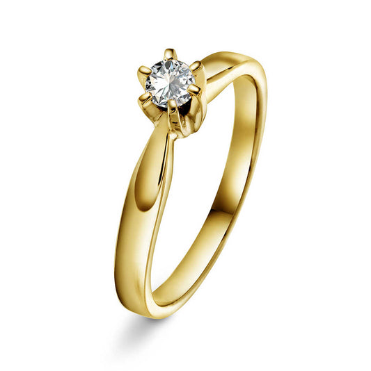 Capella ring i gull m/dia 0,20 ct WSI 2210001-020