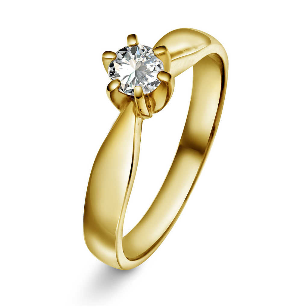 Capella ring i gull m/dia 0,30 ct WSI 2210001-030