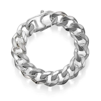 PANSER ARMBÅND I SØLV 15,8 MM 21 CM 24161121