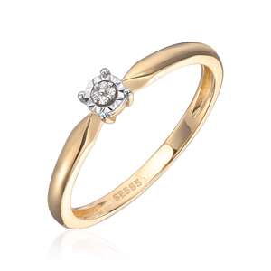 Ring med diamanter 0,01ct Wsi Artikkelnr: 57331