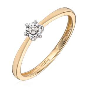 Ring med diamanter 0,01ct Wsi Artikkelnr: 57332