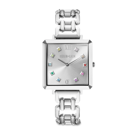 Watch Iconic Cube Statement Classic Rainbow silver 7630741717