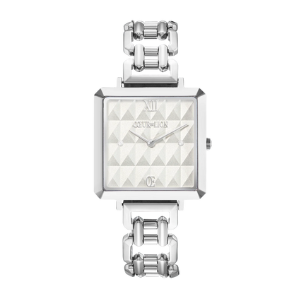 Watch Iconic Cube Spikes Statement Silver 7660741717