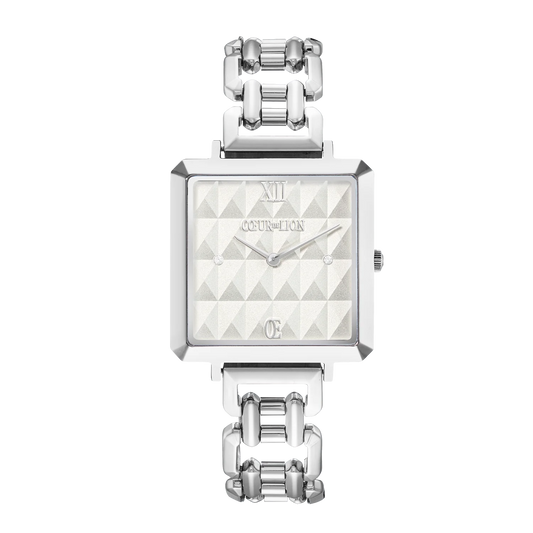 Watch Iconic Cube Spikes Statement Silver 7660741717