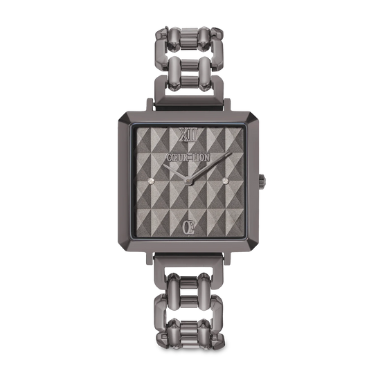 Watch Iconic Cube Spikes Statement anthracite 7665741228