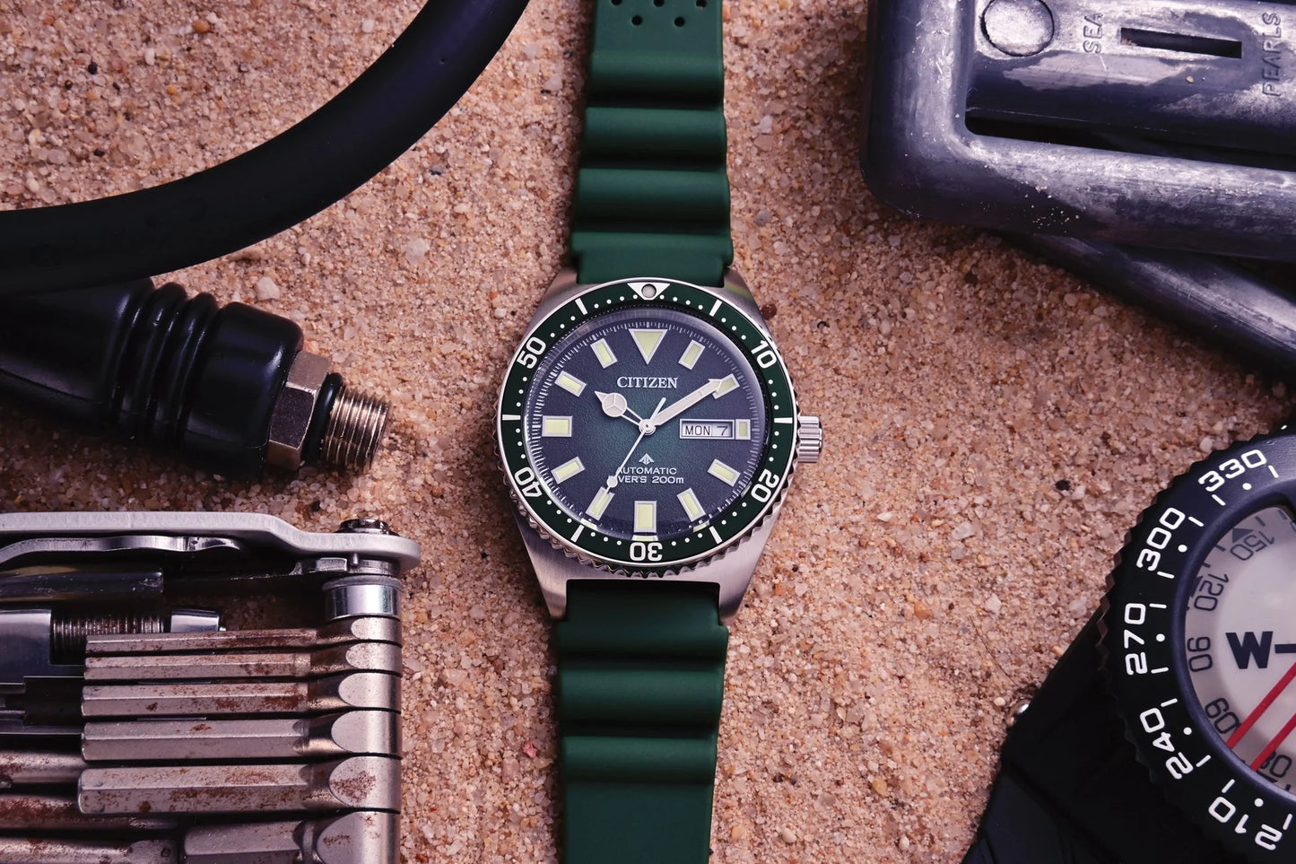 Challenge Diver Automatic Grønn / Grønn 41 mm SKU   |   CI NY0121-09X